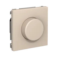 Светорегулятор поворотно-нажимной, LED, RC, 400 Вт Systeme Electric ArtGallery Песочный GAL001223