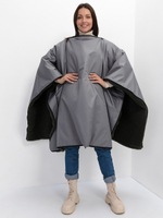Многофункциональное одеяло-пончо-спальный мешок с непромокаемым верхом в чехле малое
