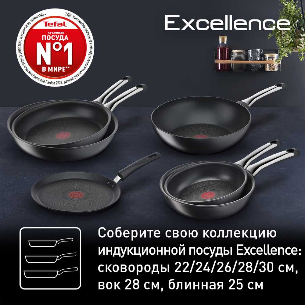Сковорода Tefal Excellence 24 см G2690472