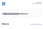 Бор твердосплавный Frank Dental типа RA - C.162A.016.RAXL