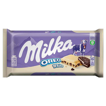 Шоколад белый Milka & OREO White, 100 г (Европа)
