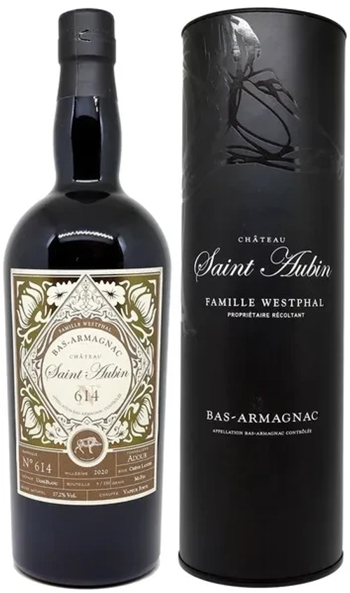 Арманьяк Saint-Aubin №614 Ugni Blanc 2020, 0.7 л.