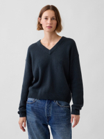 Свитер CashSoft Oversized с V-образным вырезом - GAP