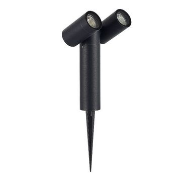 Грунтовый светильник 2*GU10 SL9011.405.02 чёрный Ecollo ST-Luce