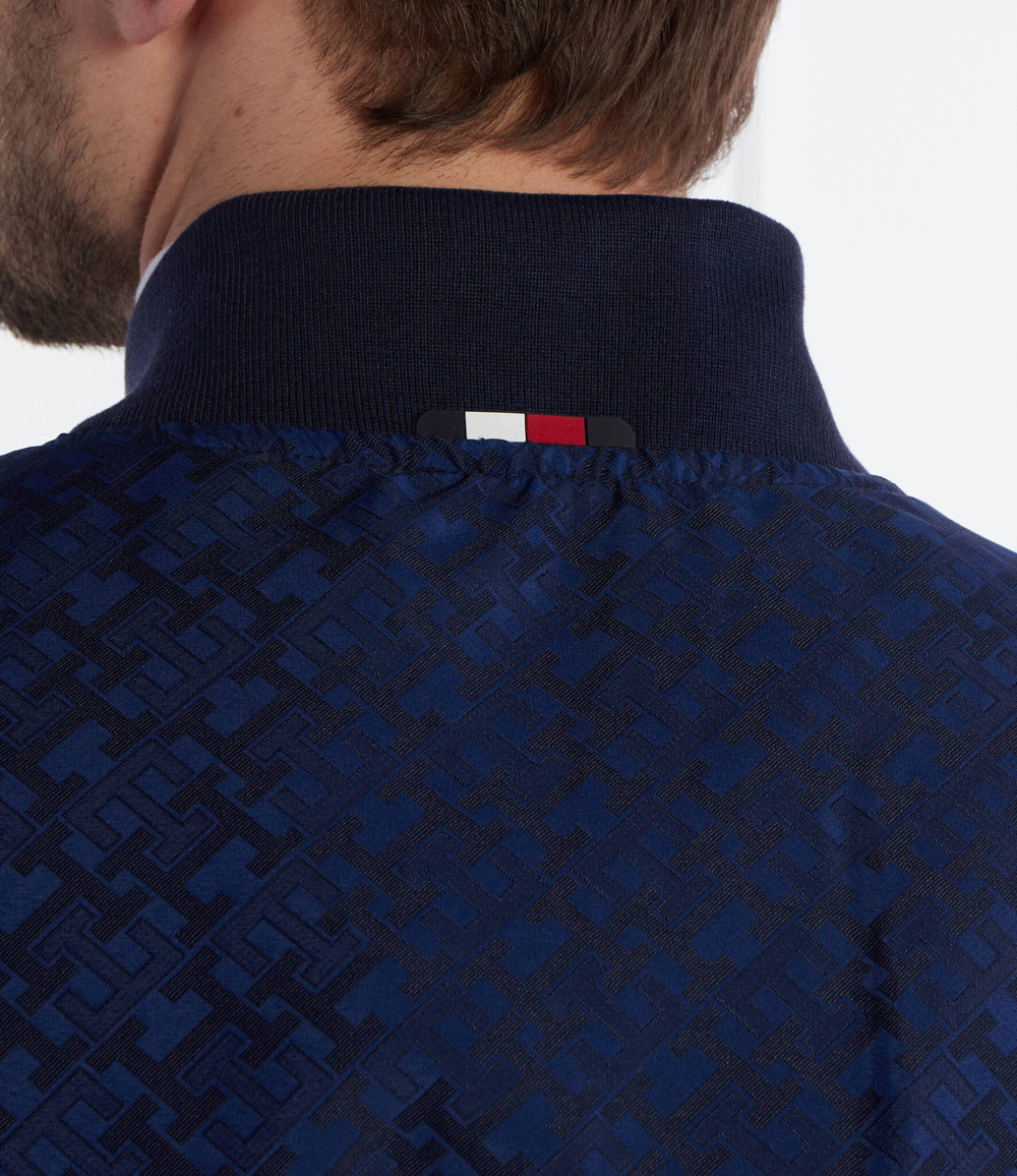 Двухсторонняя куртка бомбер Tommy Hilfiger - темно-синий(MW0MW34451)