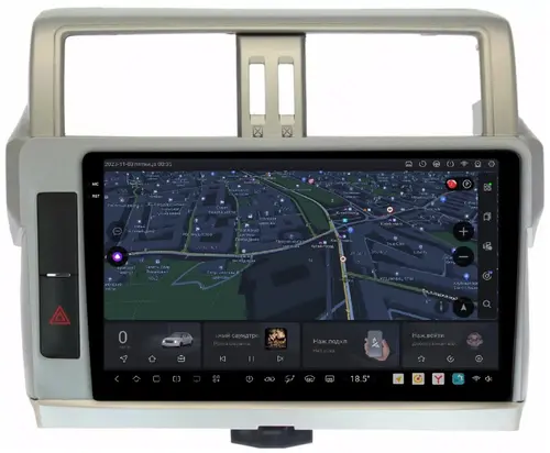 Магнитола для Toyota Land Cruiser Prado 150 2014-2017 - Kuberg DUDU7 OL-1614 QLed+2K, Android 13, Быстрейшая, UIS7870 (DUDU7), CarPlay, SIM-слот