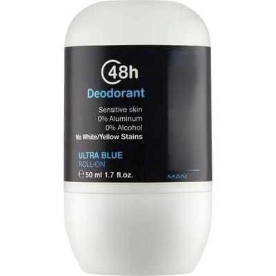 Дезодорант мужской шариковый парфюмированный Man Ultra Blue 48H 50 мл (из Финляндии)