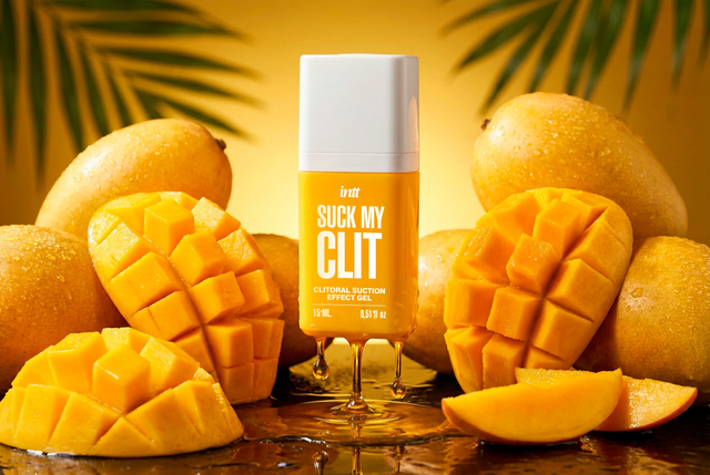 Жидкий вибратор для клитора Intt Suck My Clit Tropical Mango