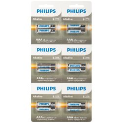 Батарейки Philips LR03A12S/51 ААА алкалиновые 1,5v 2х6 шт. LR03-2BL Entry (12/96/288/19584) | Philips