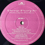 Deep Purple ‎– Nobody's Perfect 2LP (Канада 1988г.)