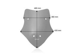 DU033FS WRS STD DARK SMOKE WINDSCREEN (MTS V4)