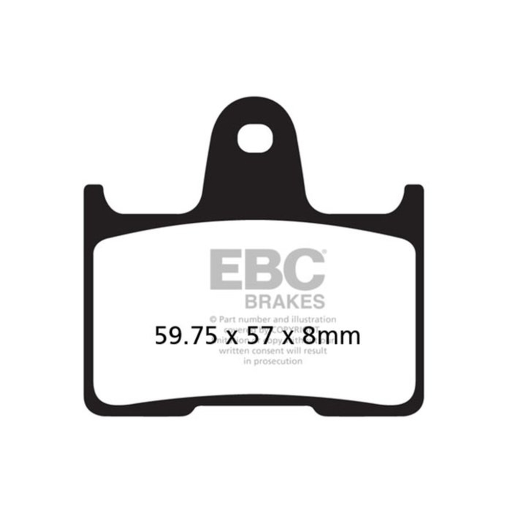 EBC, brake pads. V-Pad Semi-Sintered