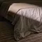 Комплект постельного белья изо льна и хлопка серо-бежевого цвета из коллекции essential, 150х200 см