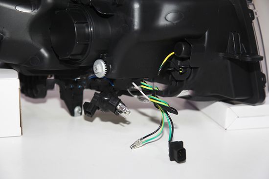 Фары CHEVROLET CRUZE 09-12 TUBE LIGHT BLACK