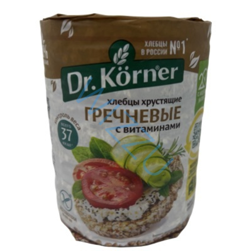Хлебцы Др Корнер Гречневые с витаминами 100г, шт