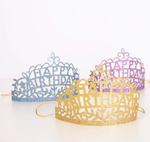 Тиара "С Днем Рождения" [Happy Birthday] 8 шт. (20,3 x 10,2 см)