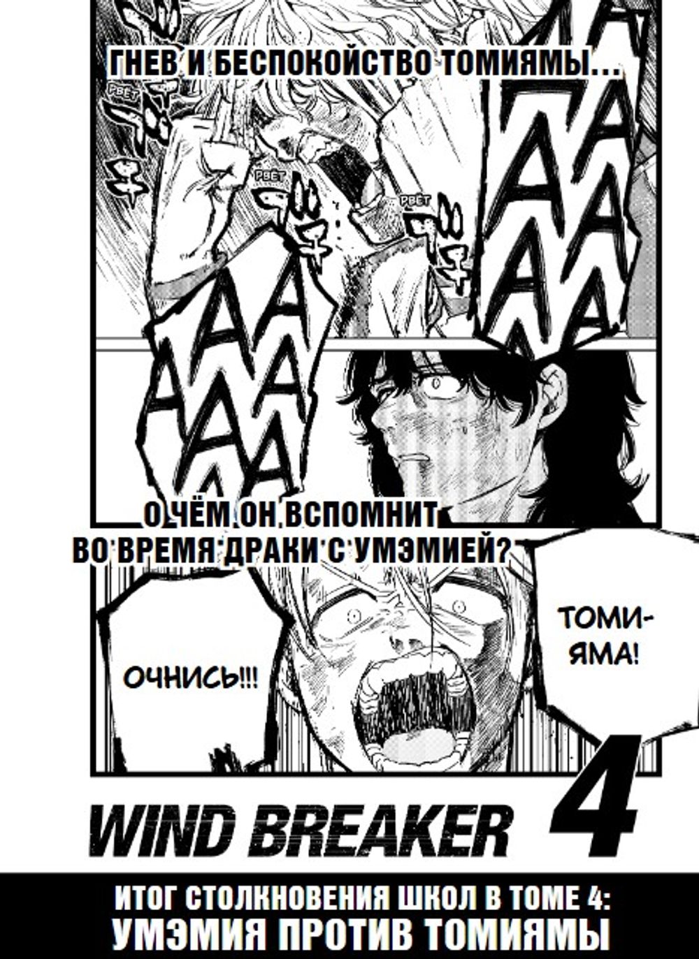 Манга Wind Breaker. Ветролом. Том 3