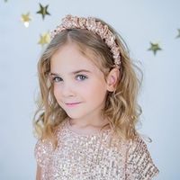 Ободок с пайетками "Агат"