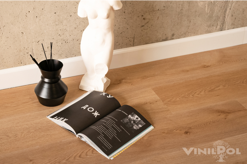 Виниловый ламинат VINILAM 7898 EIR Дуб Верона Glue