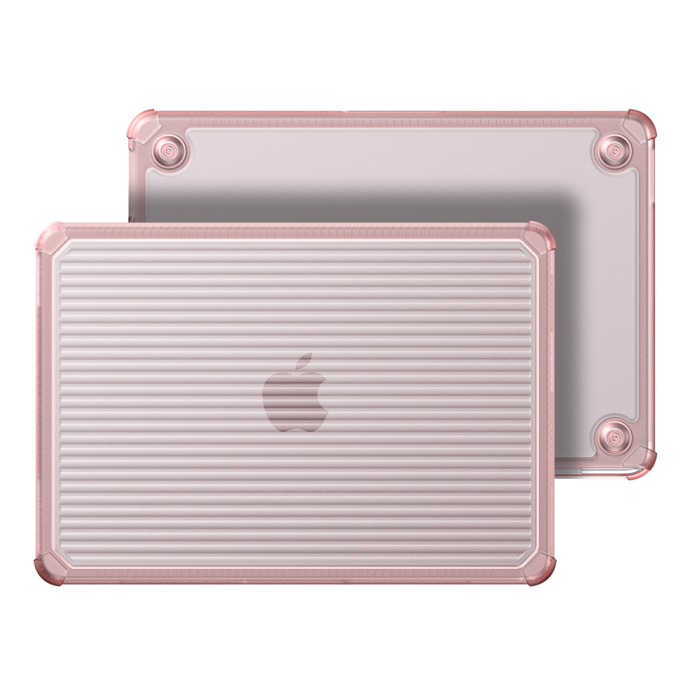 Чехол розового цвета для ноутбука MacBook Neo 13 (с 2026-) от Dux Ducis, серии LCGH Series Protective Case