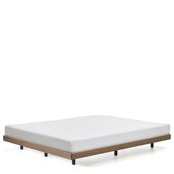 Основание кровати Norlen 180x200 см, темный орех