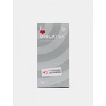 Презервативы Unilatex Ribbed/ребристые, 12 шт. + 3 шт. в подарок