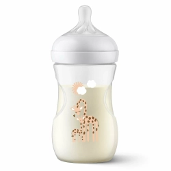 Бутылочка Philips Avent Natural 1+мес жираф 260мл SCY903/66