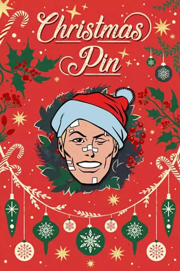 Металлический пин «Christmas Hawkeye»