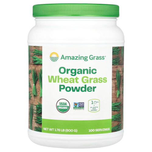 Amazing Grass, порошок из органических ростков пшеницы, 800 г (1,76 фунта)