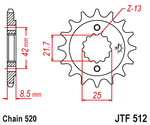 Звезда JTF512.15RB