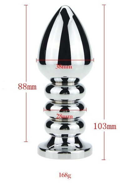 Пробка металл фигурная серебро с синим стразом 10,3х3,8см 47423-3MM