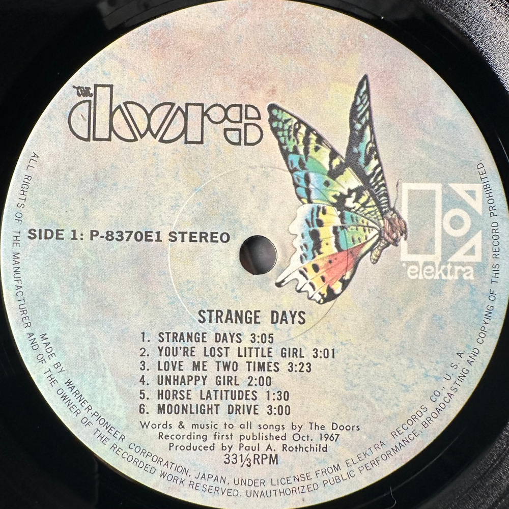 The Doors ‎– Strange Days (Япония 1973г.)