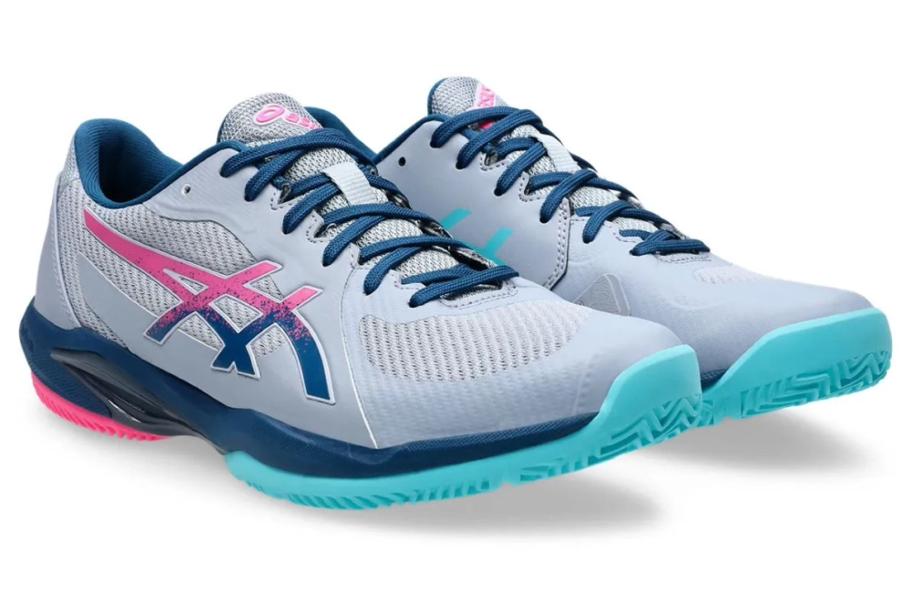 Мужские кроссовки для Padel Asics Solution Swift FF 2 Padel - grey blue/mako blue