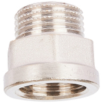 Переход с внутренней резьбы на наружную под ключ STOUT SFT 0073 - 1/2" x 1/2" (латунь никелиров-ная)