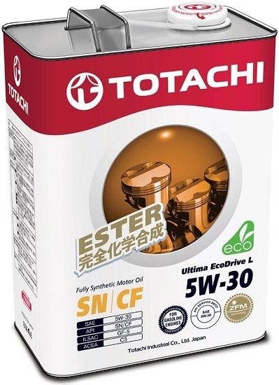 Ultima Ecodrive L 5W-30 TOTACHI масло моторное синтетическое (4 Литра)