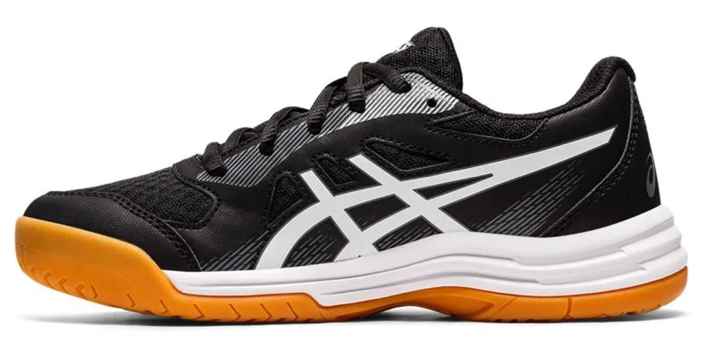 Детские теннисные кроссовки Asics Upcourt 5 GS - black/white