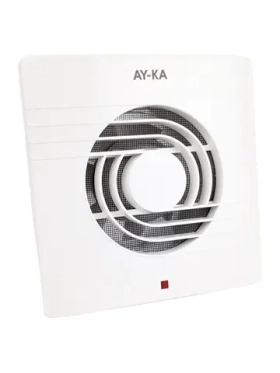 Вентилятор AY-KA диаметр 100 мм, с индикацией, белый 2510200