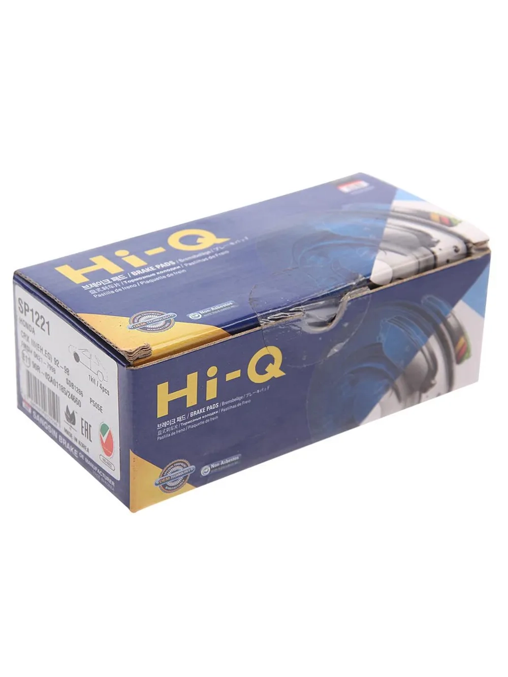 Колодки тормозные HONDA Civic (99-) передние (4шт.) SANGSIN