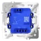 Проходной переключатель одноклавишный Voltum S70 Белый матовый VLS010302