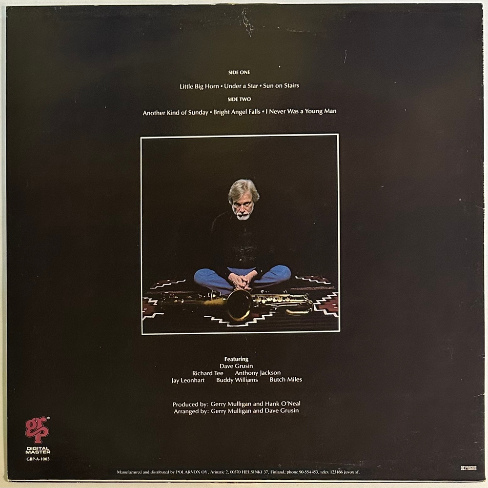 Gerry Mulligan ‎– Little Big Horn (Скандинавия 1983г.)
