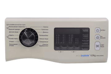 Панель стиральной машины Samsung WF602U2BKWQ