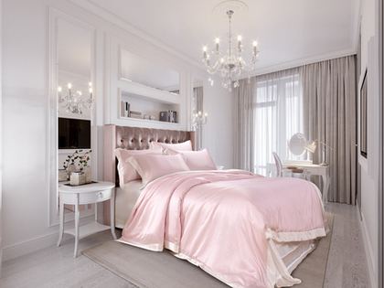 Постельное белье 2 спальное евро Luxe Dream Плаза розовое