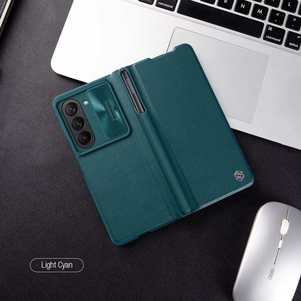Кожаный чехол-книжка Nillkin Leather Qin Pro для Samsung Galaxy Z Fold 5
