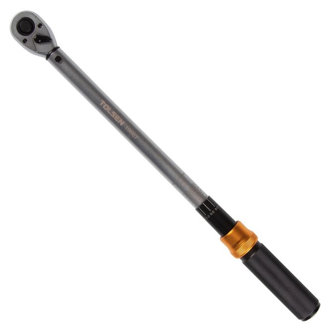 TOLSEN (TT19667) Ключ динамометрический 1/2", 40-220 Нм, в пластиковом кейсе