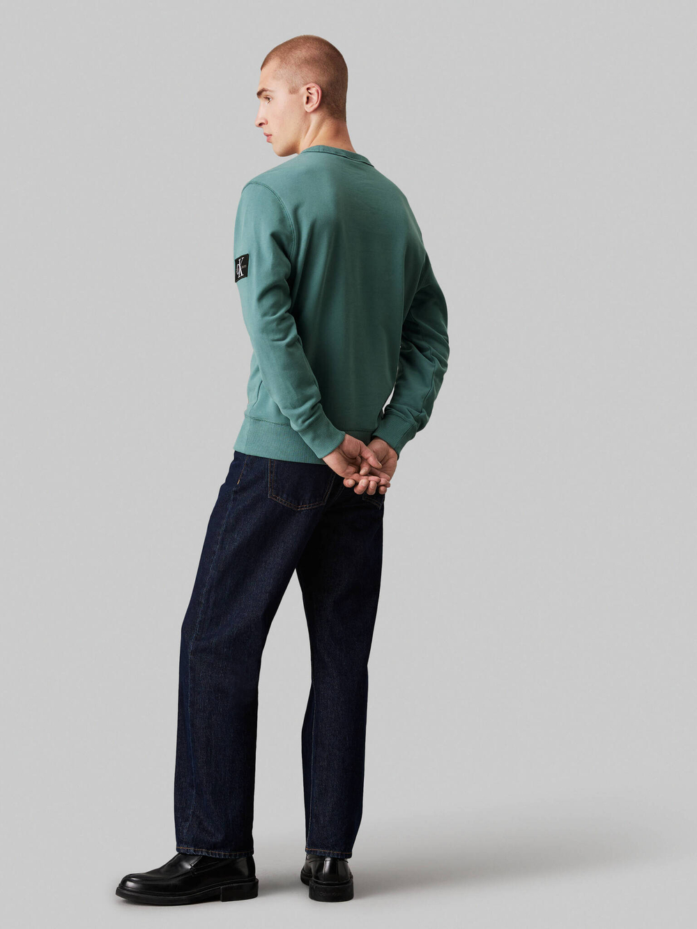 Худи BADGE CALVIN KLEIN JEANS - морской(J30J323426)