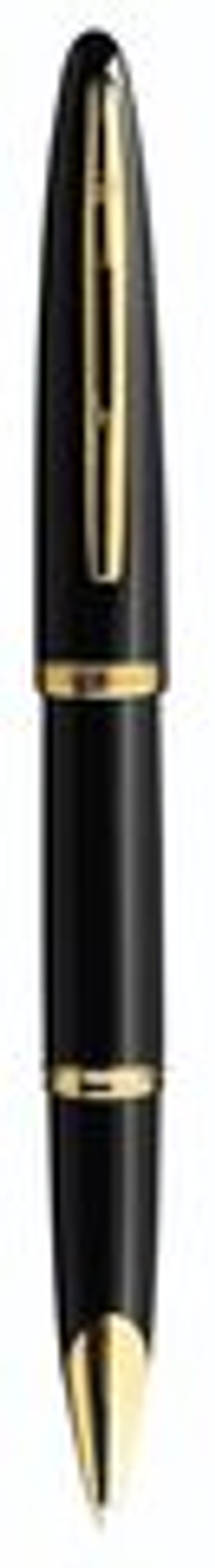 Ручка-роллер Waterman Carene, цвет: Black GT, стержень: Fblk