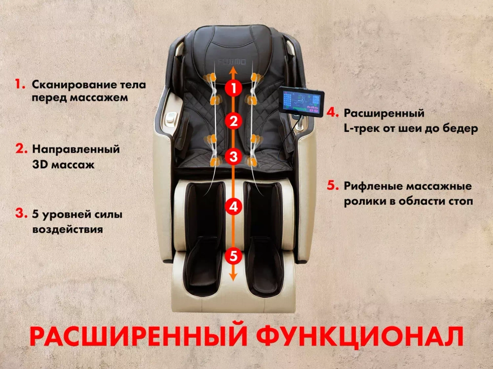 Массажное кресло Fujimo Kenko Эспрессо