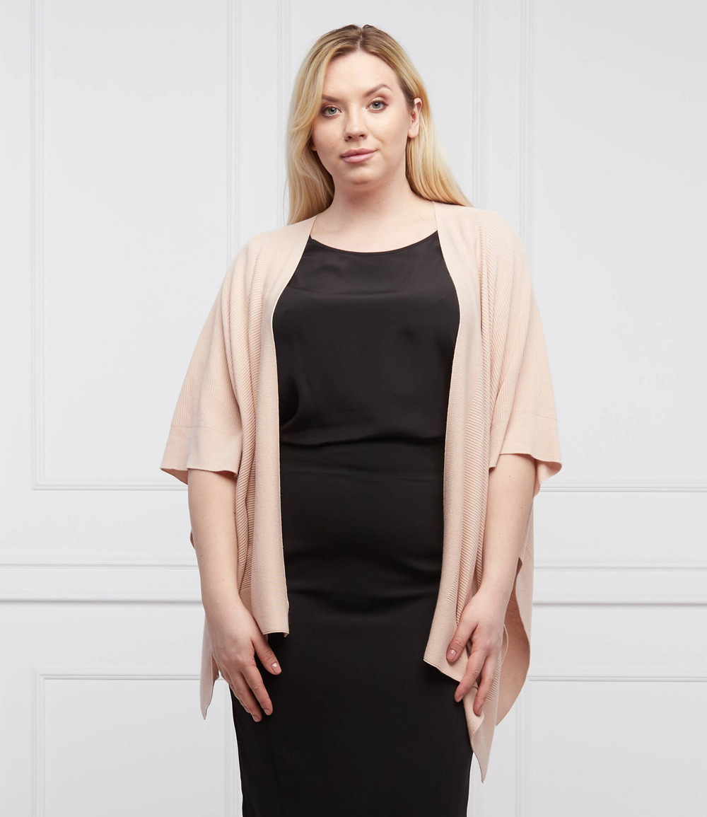 пончо storia plus size Persona by Marina Rinaldi - пудро-розовый(1731042)