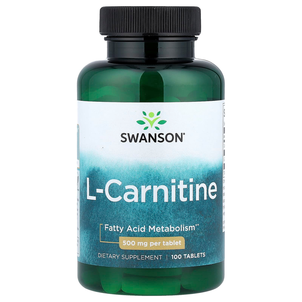 Swanson Vitamins, L-карнитин, 100 таблеток