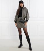 Худые MINI CHECK BOMBER JACKET Tommy Hilfiger - черный(WW0WW40497)